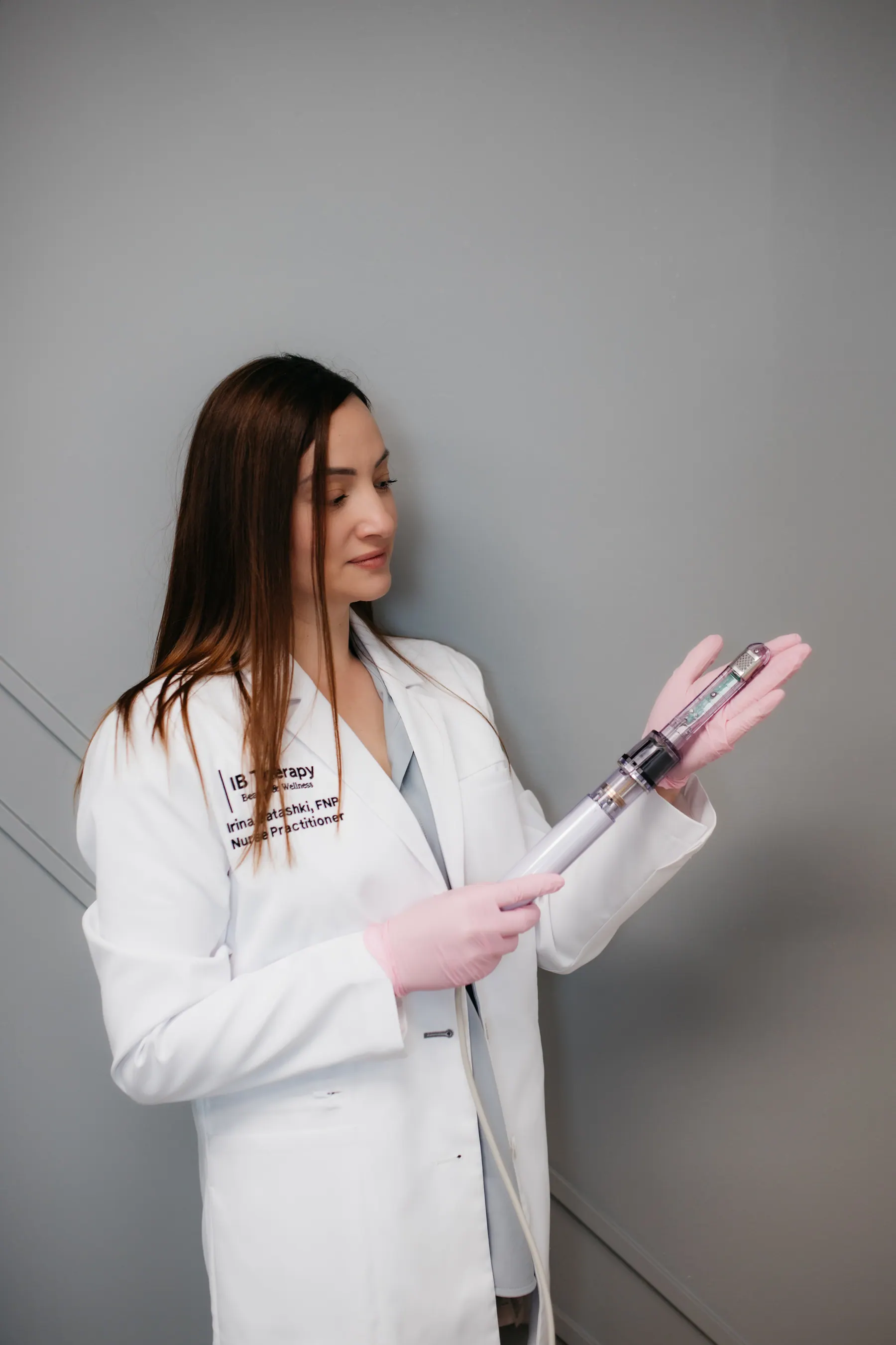 Morpheus8 V handpiece and treatment planning at IB Therapy